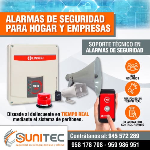 alarmas y sensores de movimiento en ica